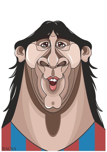 Cartoon: Messi (medium) by bacsa tagged messi