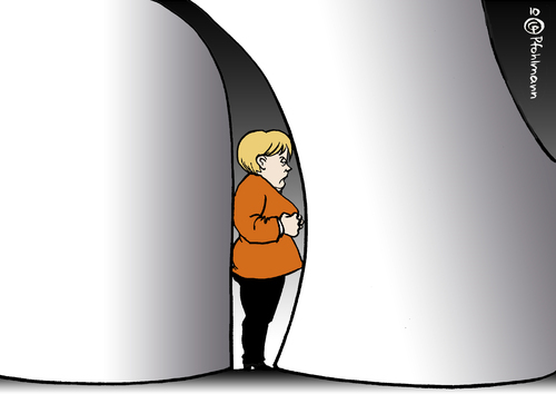 Cartoon: Merkel unter Atomdruck (medium) by Pfohlmann tagged deutschland,merkel,bundeskanzlerin,cdu,atomkraft,akw,atomindustrie,atomausstieg,druck,drohung,lobby,atomlobby,energiekonzerne,kernkraft,energiepolitik,deutschland,angela merkel,cdu,atomkraft,akw,atomindustrie,atomausstieg,druck,drohung,lobby,atomlobby,energiekonzerne,kernkraft,energiepolitik,energie,angela,merkel