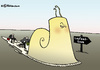 Cartoon: Atomschnecke (small) by Pfohlmann tagged deutschland,atomkraft,akw,kernkraft,atomkraftwerk,kernkraftwerk,atomausstieg,laufzeit,laufzeitverlängerung,schnecke,schleim