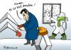 Cartoon: Autoschutz (small) by Pfohlmann tagged sarkozy,auto,autoindustrie,wirtschaftskrise,schutz,protektion,citroen,renault,peugeot,präsident,frankreich,französisch