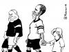 Cartoon: Matcheinlauf (small) by Pfohlmann tagged us,präsident,wahlkampf,obama,clinton,mccain
