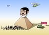 Cartoon: Ägypten (small) by Erl tagged ägypten,präsident,mursi,islam,muslimbruderschaft,muslimbruder,regierung,misswirtschaft,versagen,protest,demonstration,basis,rückhalt,schwinden,ultimatum,militär,panzer,hubschrauber,pyramide
