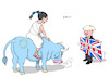 Cartoon: Brexit (small) by Erl tagged politik,brexit,deal,vertrag,eu,grosßbritannien,premierminister,boris,johnson,gesetz,vertragsbruch,mehrheit,konservative,parlament,glaubwürdigkeit,vertragstreue,europa,stier,rechtliche,schritte,verfahren,stierkampf,karikatur,erl
