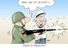 Cartoon: Bundeswehr (small) by Erl tagged bundeswehr,afghanistan,kampfeinsatz,humanitär,aufbau,krieg,gewehr