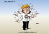 Cartoon: CDU (small) by Erl tagged cdu,richtung,wahl,niederlage,stimmenverlust,bundeskanzlerin,vorsitzende,angela,merkel,orientierung,grün,grüne