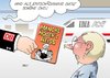 Cartoon: Entschädigung (small) by Erl tagged deutsche,bahn,ice,klimaanlage,ausfall,hitze,entschädigung,dvd,film,manche,mögens,heiss