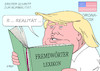 Cartoon: Erster Schritt (small) by Erl tagged politik,corona,pandemie,usa,präsident,donald,trump,rechtspopulismus,leugnung,sündenbock,schritte,normalität,anerkennung,realität,fremdwort,karikatur,erl