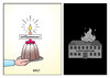Cartoon: Feuer (small) by Erl tagged flüchtlinge,eu,europa,deutschland,willkommen,willkommenskultur,menschlichkeit,fremdenhass,rechtsextremismus,rechtspopulismus,brandanschlag,flüchtlingsheim,feuer,kerze,hell,dunkel,karikatur,erl