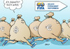 Cartoon: FIFA (small) by Erl tagged fifa,welt,fußball,verband,korruption,system,blatter,wahl,präsident,reformen,änderung,bewegung,geldsäcke,alte,säcke,karikatur,erl