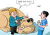 Cartoon: Grexit (small) by Erl tagged griechenland,krise,euro,banken,schulden,neuwahlen,merkel,hinweis,austritt,eurozone,grexit,harmlos,hund,karikatur,erl