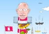Cartoon: Hamburg II (small) by Erl tagged politik,hamburg,bürgerschaftswahl,wahl,spd,peter,tschentscher,leuchtturm,schramme,pflaster,die,grünen,sonnenblume,cdu,fdp,absturz,thüringen,afd,einzug,verpasst,vögel,michel,karikatur,erl