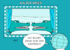 Cartoon: Kalter Krieg (small) by Erl tagged politik,konflikt,russland,ukraine,westen,usa,eu,nato,kalter,krieg,kasperltheater,ohne,kasperl,krokodil,erde,karikatur,erl