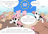 Cartoon: Kuhhandel (small) by Erl tagged politik,eu,gipfel,haushalt,finanzen,geld,brexit,ausgleich,sparen,zahlen,bedingung,aufnahme,flüchtlinge,verteilung,solidarität,europa,kuhhandel,kuh,kühe,schweine,sparschweine,karikatur,erl