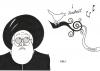 Cartoon: Netzwerke (small) by Erl tagged iran wahl protest ahmadinedschad mussawi mullah twitter freiheit internet