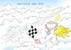 Cartoon: Niki Lauda (small) by Erl tagged politik,sport,motorsport,formel,rennfahrer,niki,lauda,tod,unternehmer,fluggesellschaft,himmel,petrus,flagge,karikatur,erl