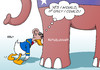 Cartoon: Obama (small) by Erl tagged usa,kongress,wahl,kongresswahlen,mehrheit,republikaner,präsident,barack,obama,lame,duck,regieren,schwierig,blockade,donald