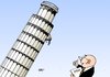 Cartoon: Pisa (small) by Erl tagged bildung schule oecd studie vergleich ländervergleivh schüler test prüfung pisa turm schief klettern