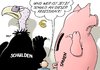 Cartoon: Rezession (small) by Erl tagged rezession,euro,eurozone,schulden,krise,sparen,sparkurs,kaputtsparen,pleite,pleitegeier,sparschwein,schuld,ursache