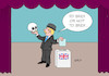 Cartoon: Schicksalswahl (small) by Erl tagged politik,brexit,austritt,großbritannien,uk,eu,wahl,parlament,schicksalswahl,sein,nichtsein,hamlet,shakespeare,drama,karikatur,erl