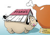 Cartoon: Steuereinnahmen (small) by Erl tagged steuereinnahmen,steuer,steuern,geld,staat,fiskus,finanzamt,hund,hütte,hundehütte,fleisch,braten,knochen,dick,fett,fressen,napf,karikatur,erl