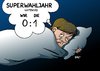 Cartoon: Superwahljahr (small) by Erl tagged superwahljahr,landtagswahl,hamburg,cdu,spd,gal,fdp,merkel,verlust