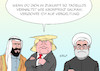 Cartoon: Trump Vergeltung (small) by Erl tagged politik,konflikt,iran,saudi,arabien,krieg,jemen,angriff,raffinerie,öl,erdöl,usa,trump,verdacht,vergeltung,karikatur,erl