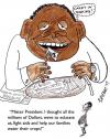 Cartoon: AFRICAN PROBLEMS (small) by EASTERBY tagged corruption