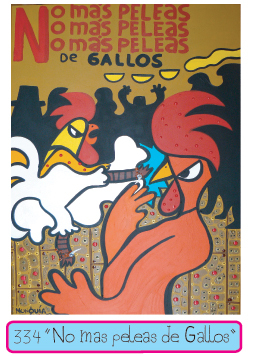 Cartoon: No mas peleas de Gallos (medium) by Munguia tagged lautrec,toulouse,molino,rojo,molin,rouge,munguia,gallos,cocks,rooster,fight