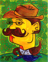 Cartoon: Caragiale (small) by Munguia tagged satire,caragiale,rumania,cartoon,art,munguia,portrait,caricature