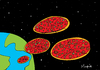 Cartoon: pizza invasion (small) by Munguia tagged pizzapitch,space,ufo,aliens,fast,food,munguia,costa,rica,cartoon