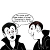 Cartoon: Hungry Vampires in Portugal (small) by mdouble tagged portugal,college,students,vampires,tuition,university