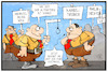 Cartoon: Altparteien (small) by Kostas Koufogiorgos tagged karikatur,koufogiorgos,illustration,cartoon,erstarken,rechtspopulismus,altpartei,gestrig,geschichte,rechtsextrem,afd,neonazi,politik