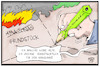Cartoon: Brände Amazonas (small) by Kostas Koufogiorgos tagged karikatur,koufogiorgos,illustration,cartoon,bolsonaro,amazonas,feuer,brand,waldbrand,regenwald,brasilien,südamerika,umwelt