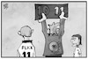 Cartoon: Bundestrainer-Auswechslung (small) by Kostas Koufogiorgos tagged karikatur,koufogiorgos,illustration,cartoon,flick,löw,bundestrainer,fussball,dfb,auswechslung,coach,sport,nationalmannschaft