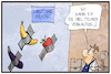 Cartoon: Cattelans Banane (small) by Kostas Koufogiorgos tagged karikatur,koufogiorgos,illustration,cartoon,cattelan,banane,kunst,installation,kunstmarkt,messe,miami,art,obst,händler,verkauf,handel,kultur