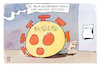 Cartoon: Corona-Abitur (small) by Kostas Koufogiorgos tagged karikatur,koufogiorgos,illustration,cartoon,corona,abitur,virus,pandemie,nachteil,schüler,druck