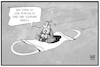 Cartoon: Der ÖPNV streikt (small) by Kostas Koufogiorgos tagged karikatur,koufogiorgos,illustration,cartoon,maske,öpnv,streik,verdi,transport,fliegen,corona,pandemie,fahrgast