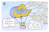 Cartoon: Erdüberlastungstag (small) by Kostas Koufogiorgos tagged karikatur,koufogiorgos,erdüberlastungstag,ballon