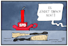 Cartoon: Es zündet nicht bei der SPD (small) by Kostas Koufogiorgos tagged karikatur,koufogiorgos,illustration,cartoon,spd,nahles,schulz,kerze,licht,zünden,streichholz,partei,sozialdemokratie