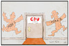 Cartoon: Friedrich Merz (small) by Kostas Koufogiorgos tagged karikatur,koufogiorgos,illustration,cartoon,cdu,vorsitz,merz,scheitern,wand,aufprall,tür,partei,bewerbung