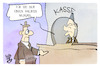 Cartoon: Halber Wumms (small) by Kostas Koufogiorgos tagged karikatur,koufogiorgos,wumms,scholz,länder,geld,kasse