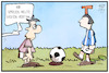 Cartoon: Hertha BSC in Quarantäne (small) by Kostas Koufogiorgos tagged karikatur,koufogiorgos,illustration,cartoon,hertha,bsc,quarantaene,fussball,tippkicker,spielfigur,spielzeug,sport,bundesliga