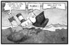 Cartoon: Kein Oscar für die Titanic (small) by Kostas Koufogiorgos tagged karikatur,koufogiorgos,illustration,cartoon,titanic,film,oscar,leonardo,di,caprio,eu,europa,flüchtlingspolitik,schiff,untergang,preisverleihung