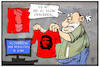 Cartoon: Kuba (small) by Kostas Koufogiorgos tagged karikatur,koufogiorgos,illustration,cartoon,kuba,revolution,jubiläum,shirt,che,guevara,kommandant