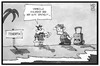 Cartoon: Lutz Bachmann (small) by Kostas Koufogiorgos tagged karikatur,koufogiorgos,illustration,cartoon,lutz,bachmann,pegida,auswanderung,teneriffa,spanien,ausland,ausländer,kriminell,abschiebung,fremdenfeindlichkeit,populismus