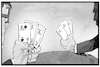 Cartoon: Parteitag-Poker (small) by Kostas Koufogiorgos tagged karikatur,koufogiorgos,illustration,cartoon,akk,kramp,karrenbauer,cdu,parteitag,poker,kartenspiel,machtkampf,vorsitzende,christdemokraten