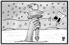 Cartoon: Schneesturm in den USA (small) by Kostas Koufogiorgos tagged karikatur,koufogiorgos,illustration,cartoon,jonas,usa,schnee,sturm,freiheitsstatue,liberty,wetter,blizzard,eingeschneit,winter