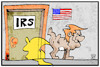 Cartoon: Steuerzahler Trump (small) by Kostas Koufogiorgos tagged karikatur,koufogiorgos,illustration,cartoon,steuerzahler,irs,trump,hund,pinkeln,betrug,steuern,usa,präsident