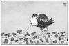 Cartoon: Symbolbild Corona-Politik (small) by Kostas Koufogiorgos tagged karikatur,koufogiorgos,illustration,cartoon,strauss,kopf,sand,corona,viren,pandemie,politik