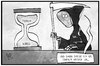 Cartoon: Terror und Krieg (small) by Kostas Koufogiorgos tagged karikatur,koufogiorgos,illustration,cartoon,terror,krieg,tod,gevatter,sensenmann,sanduhr,kreislauf,zeit,zeitenwende,terrorismus,teufelskreis,konflikt